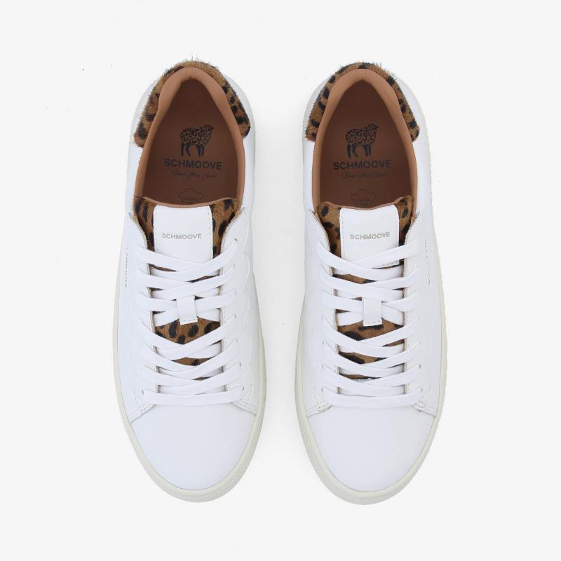 SPARKLE WAVE W - NAPPA/PONY LEO - WHITE/BROWN